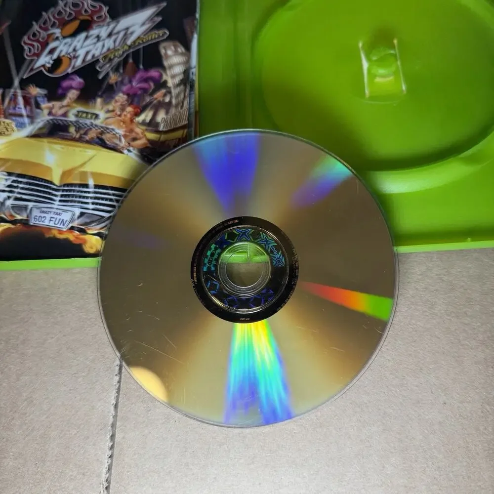 Crazy Taxi 3: High Roller (Microsoft Xbox, 2002) CIB Complete With Inserts